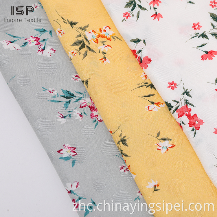 最新的库存柔软粘粘的印刷花车雅加德编织面料